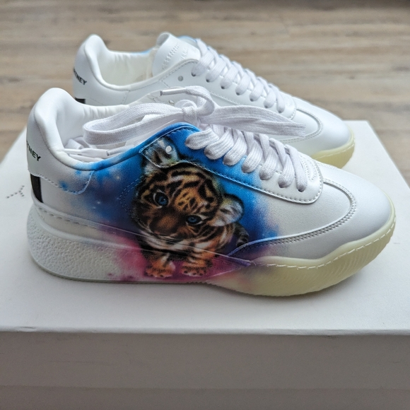 STELLA MCCARTNEY Loop Tiger Alter Sporty Mat Sneakers- 35 - Picture 2 of 16